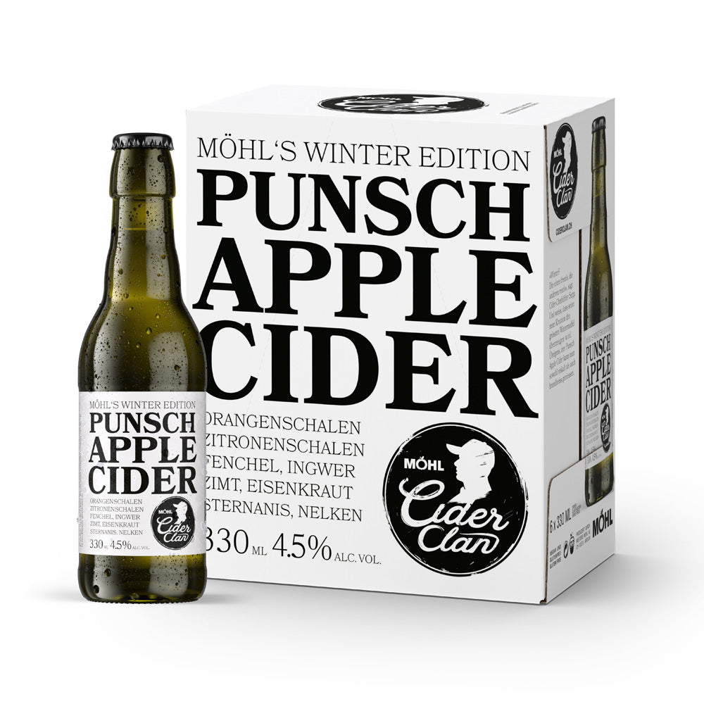 
                  
                    Laden Sie das Bild in den Galerie-Viewer, Winter Edition Möhl Cider Clan - Punsch Apple Cider 33cl, 4,5 Vol. %
                  
                